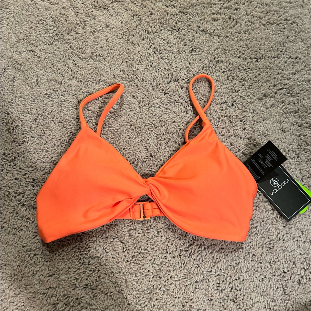 Volcom Vibrant Orange Swim Top